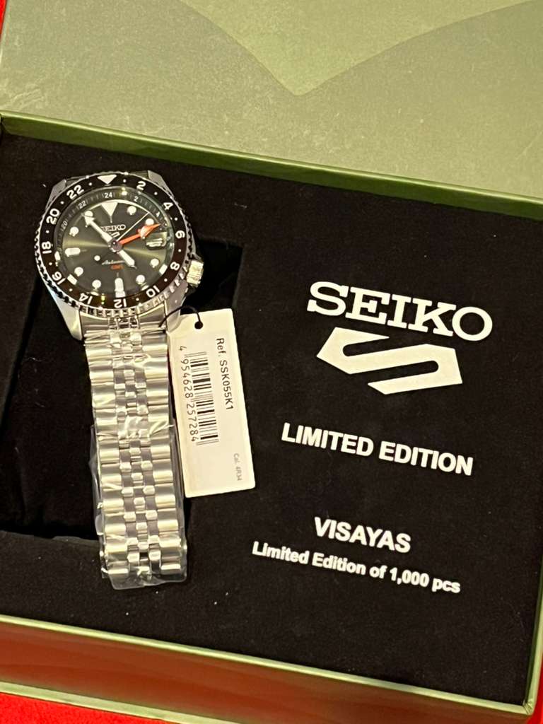 Seiko 5 GMT Sports 6th Philippines Visayas LE 100M Men's Watch SSK055K1