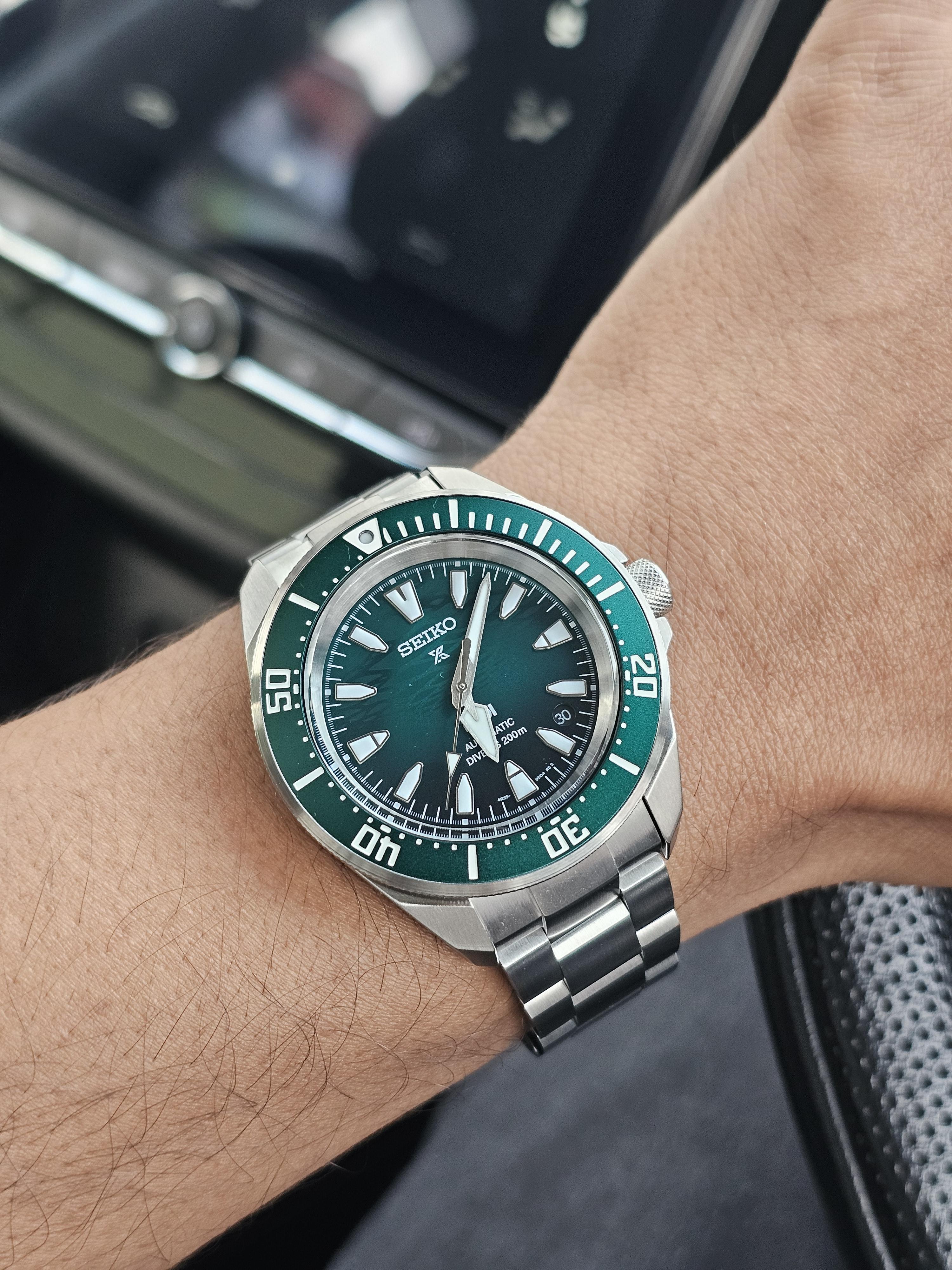 Seiko Prospex Slim Samurai PADI SE Emerald Green 200M Diver's Men's Watch SRPL53K1