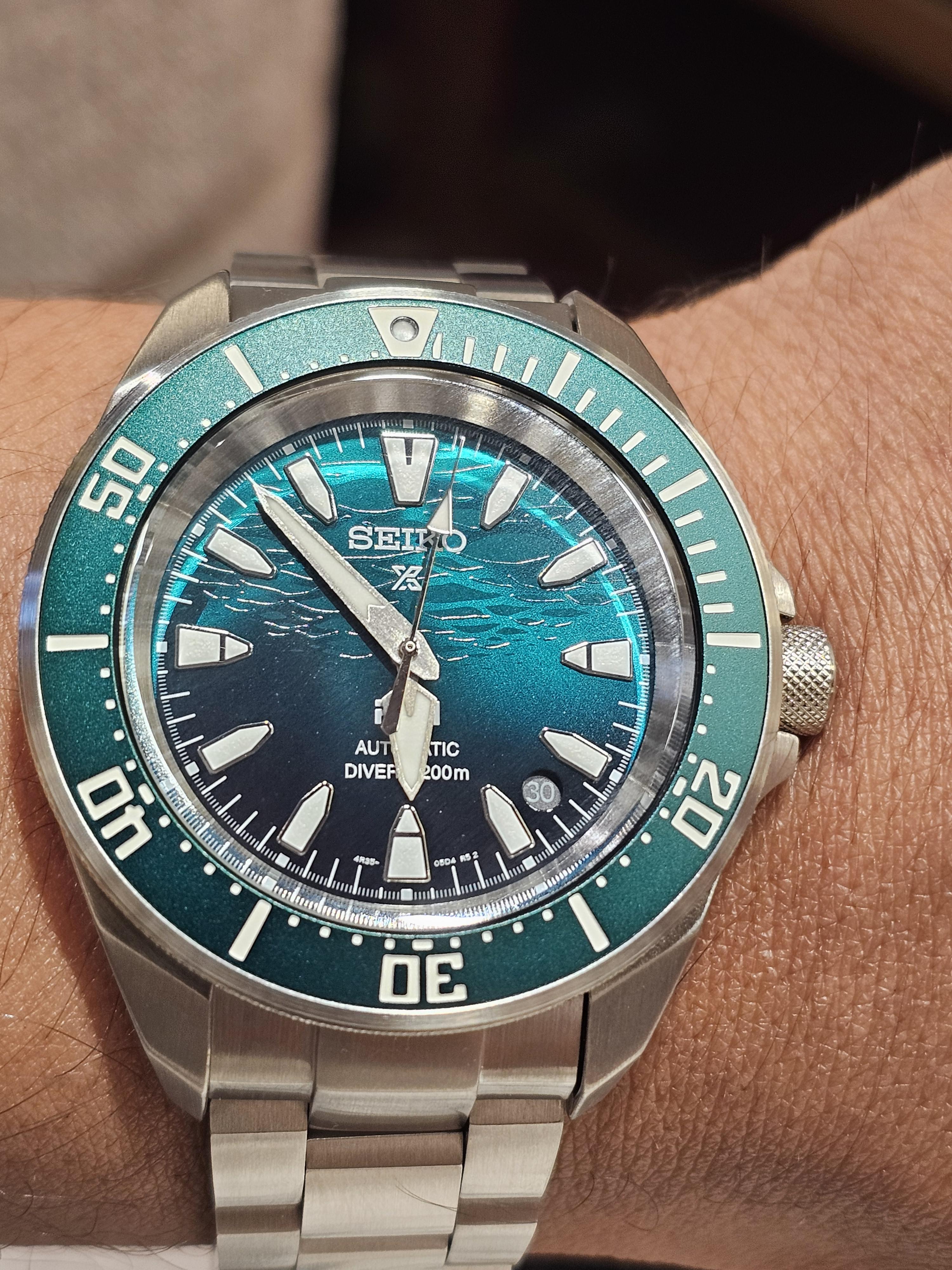 Seiko Prospex Slim Samurai PADI SE Emerald Green 200M Diver's Men's Watch SRPL53K1