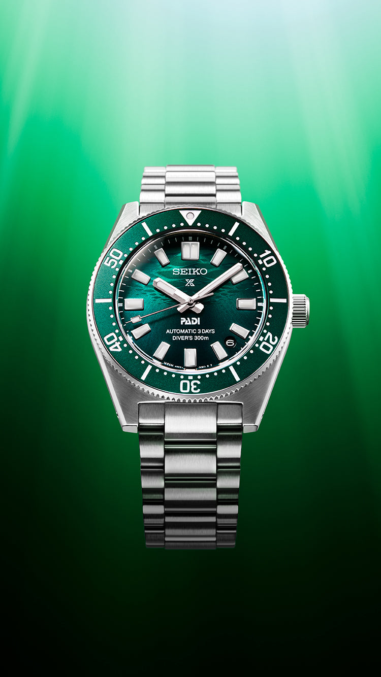 Seiko Prospex 1965 Heritage Diver's 62MAS PADI SE Emerald Green Men's Watch SPB501J1