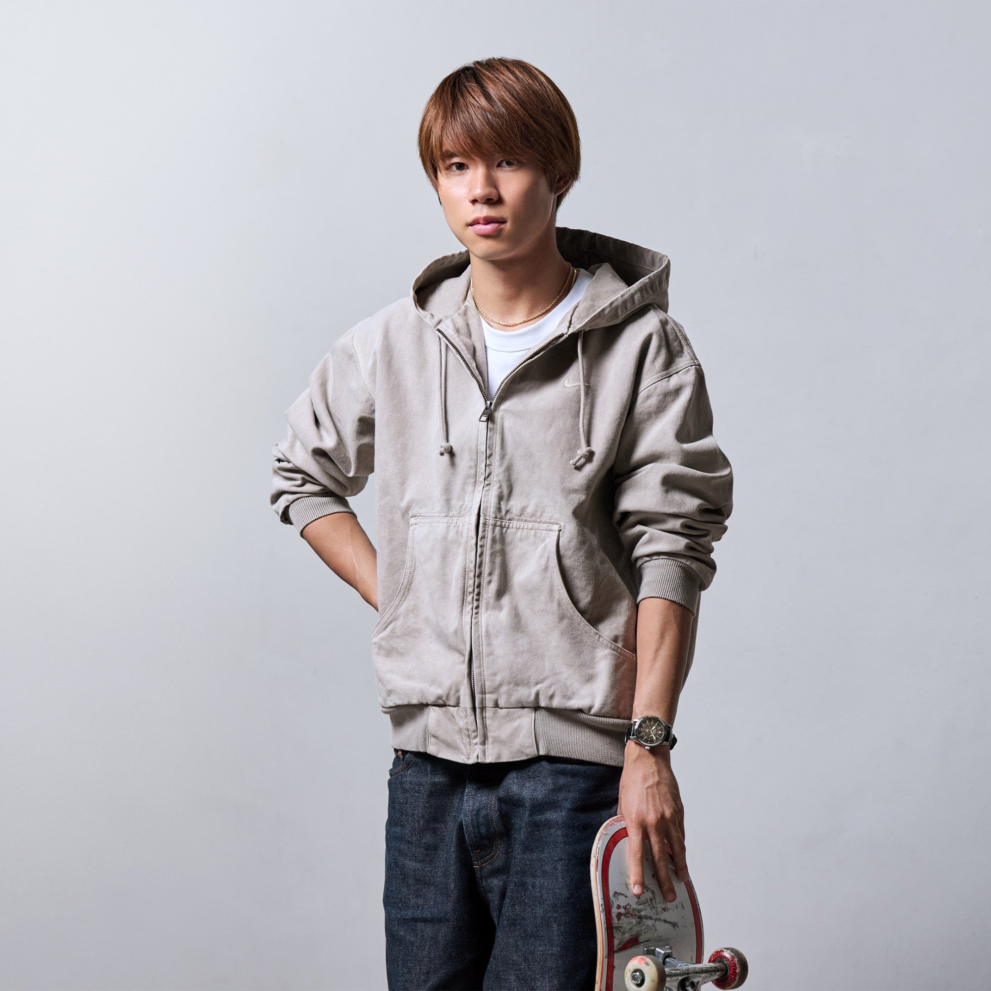 Seiko 5 100M Sports Flieger Suit Style Yuto Horigome LE Leather Strap Watch SRPL31K1