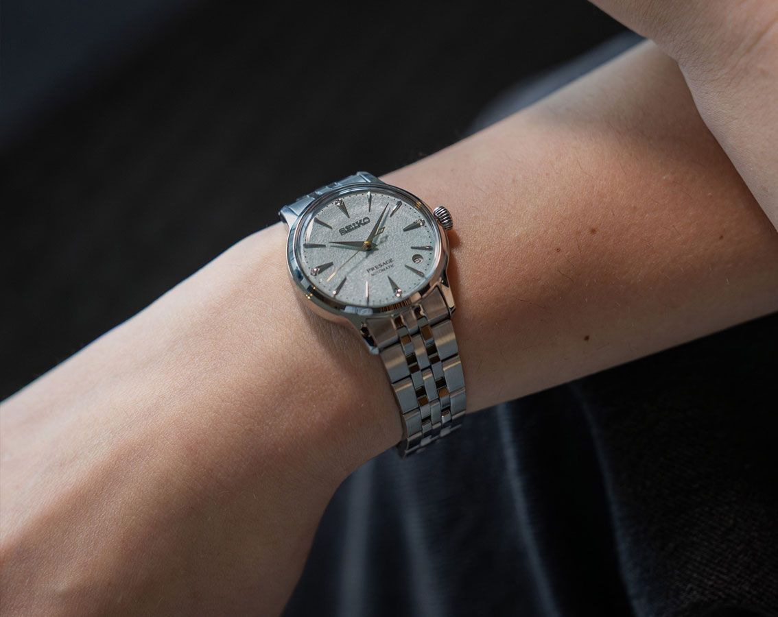 Seiko Japan Made Presage Cocktail Time "Frozen Mojito" Ladies' Watch SRPL63J1