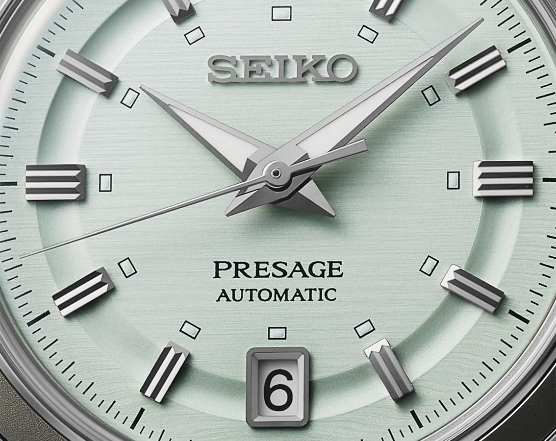Seiko Presage Style 60 Ice Green Men's Stainless Steel Strap Watch SRPL71J1