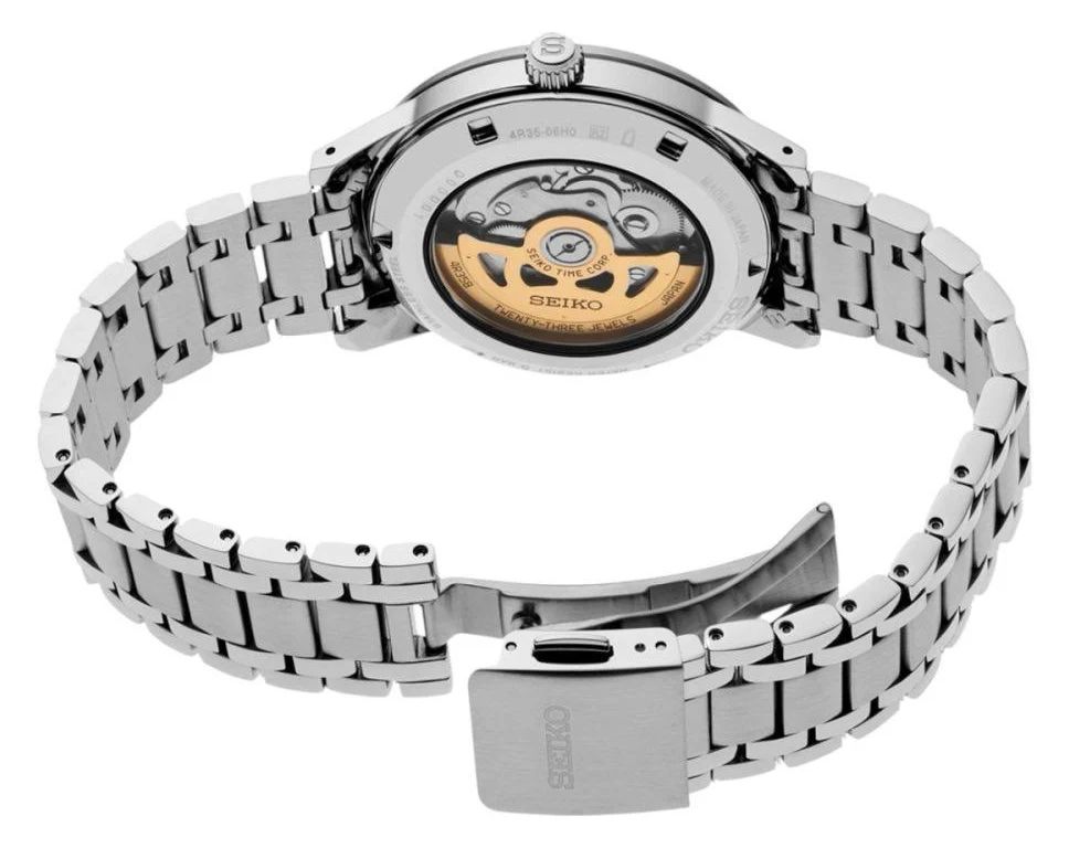 Seiko Presage Style 60 Ice Green Men's Stainless Steel Strap Watch SRPL71J1