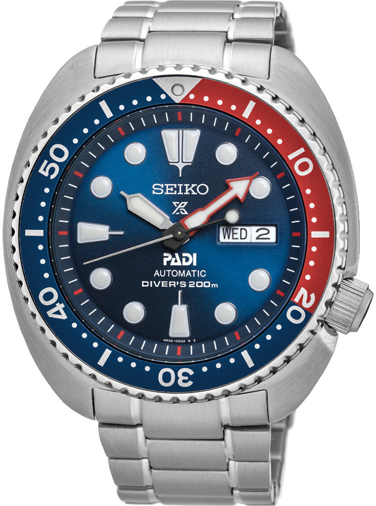 Seiko Prospex Special Edition PADI "Turtle Pepsi Ninja" Men's Watch SRPE99K1