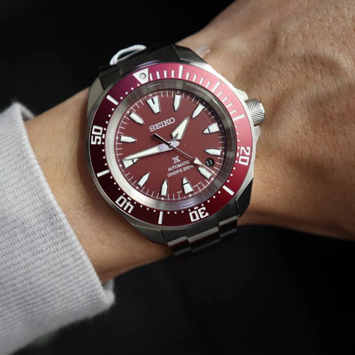 Seiko Prospex Slim Samurai Red 200M Diver's Men's Watch SRPL11K1