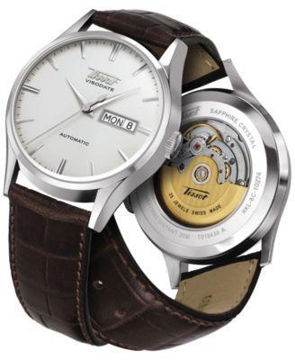 Tissot Swiss Made Heritage Visodate Automatic Silver Dial Men's