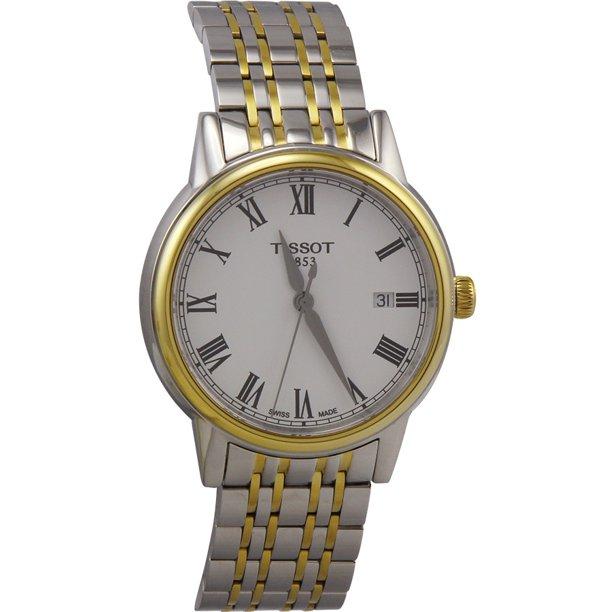 Tissot Swiss Made T-Classic Carson 2 Tone Gold Plated Men's Watch T0854102201300 - Prestige