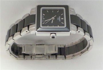 Tissot Swiss Made T Lady T Cera 2 Tone Ceramic Stainless Steel Ladies Watch T0643102205100