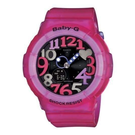 Casio Baby-G Anadigi Fuschia Pink x Black Dial Watch BGA131-4B4DR - Prestige