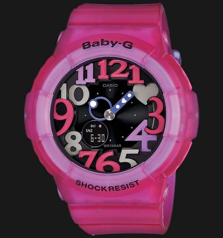 Casio Baby-G Anadigi Fuschia Pink x Black Dial Watch BGA131-4B4DR - Prestige