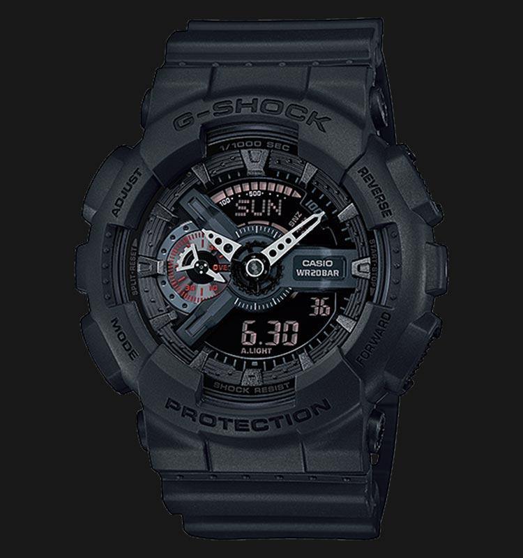 Casio G-Shock Black Stealth Series Analog-Digital Black Watch GA110MB-1ADR - Prestige