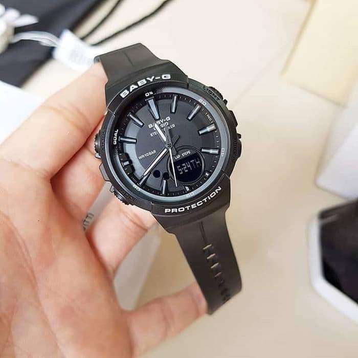 Casio Baby-G BGS Step Tracker Analog-Digital Black Watch BGS100SC-1ADR - Prestige