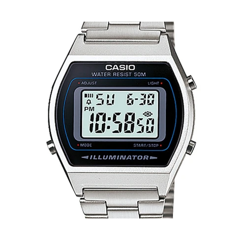 Casio Vintage B640WD-1AVDF Silver Stainless Watch for Men and Women - Prestige