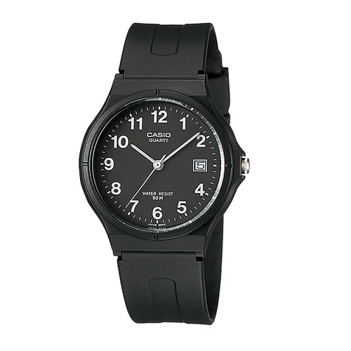 Casio MW-59-1BVDF Black Resin Strap Watch for Men - Prestige