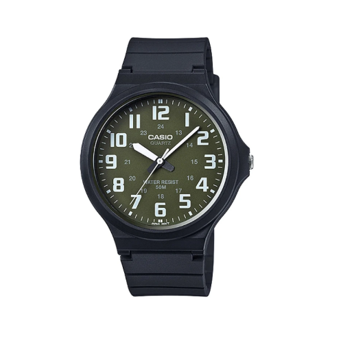 Casio MW-240-3BVDF Resin Watch For Men - Prestige