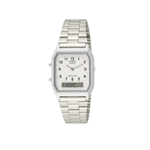 Relógio Casio Digital-Analógico Prata - AQ-230A-7BMQ - Di Bali Jóias Relógio Casio Digital-Analógico Prata - AQ-230A-7BMQ - Di Bali Jóias