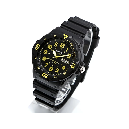 Casio MRW-200H-9BVDF Black Resin Strap Watch for Men - Prestige