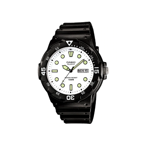 Casio MRW-200H-7EVDF Black Rubber Strap Watch for Men - Prestige