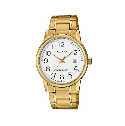 Casio MTP-V002G-7B2UDF Gold Stainless Watch for Men - Prestige