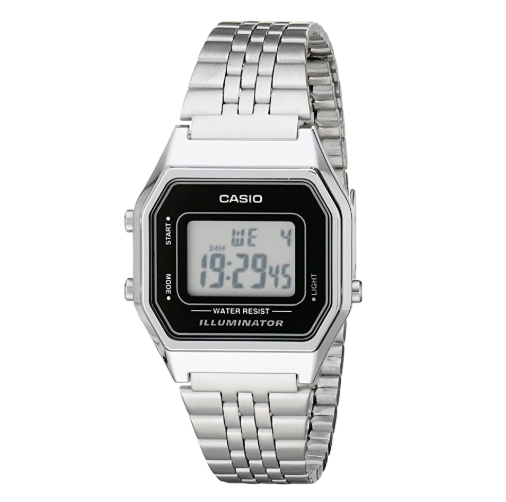 Casio Classic LA-680WA Silver Steel Watch - Prestige