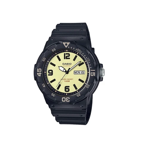 Casio MRW-200H-5BVDF Analog Black Resin Strap Watch for Men - Prestige