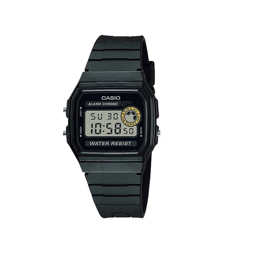 Casio F-94WA-8DG Black Resin Watch for Men and Women - Prestige