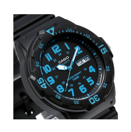 Casio MRW-200H-2BVDF Black Resin Strap Watch For Men - Prestige