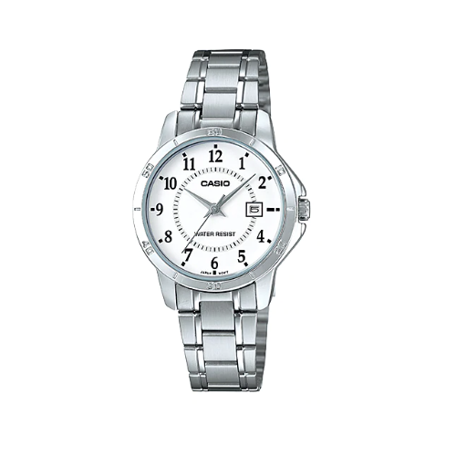 Casio LTP-V004D-7BUDF Stainless Steel Watch for Women - Prestige