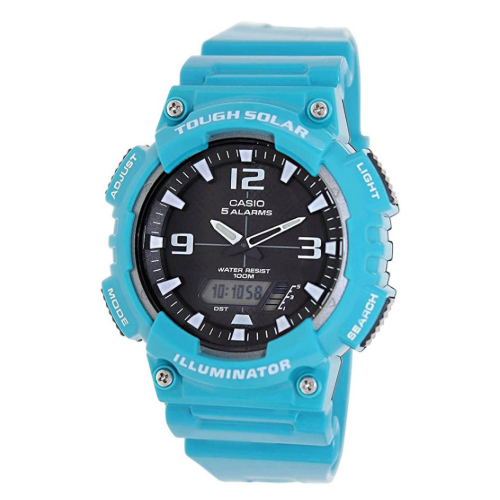 Casio Tough Solar Analog-Digital AQ-5810WC-3AVDF Sky Blue Watch - Prestige