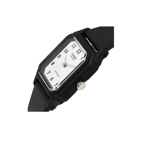 Casio LQ-142-7BDF Black Rubber Strap Watch for Women - Prestige