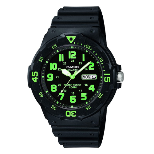 Casio MRW-200H-3BVDF Black Resin Strap Watch For Men - Prestige