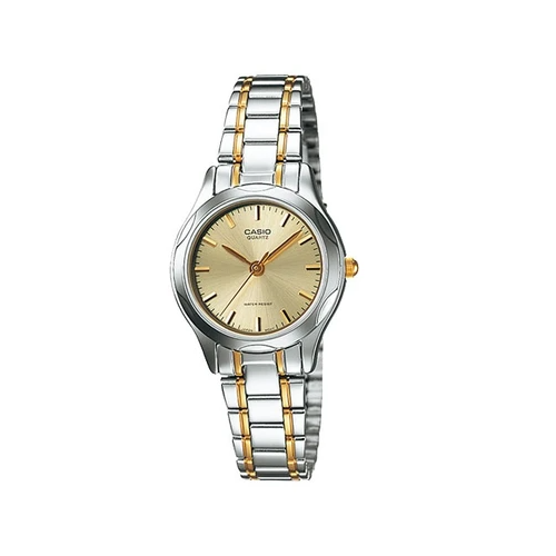 Casio LTP-1275SG-9ADF Two Tone Stainless Steel Watch for Women - Prestige