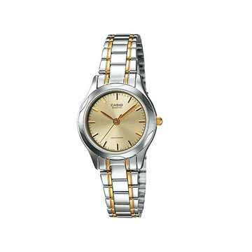 Two tone casio watch sales