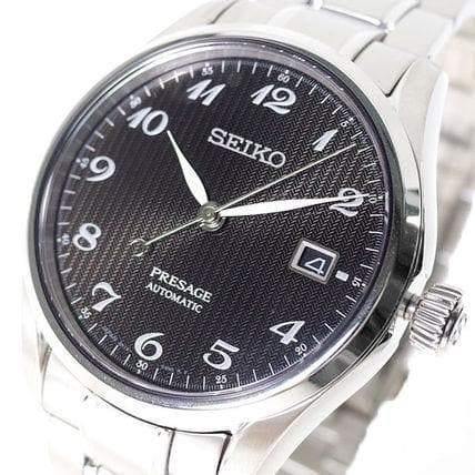 Seiko Japan Made Presage Karesansui Black Men's Stainless Steel Watch SPB065J1 - Prestige