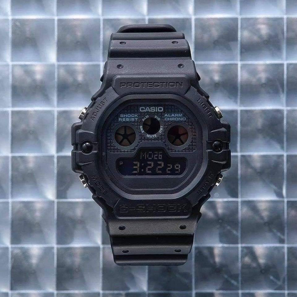 Casio G-Shock Black Stealth Series Digital Basic Color All Black Watch DW5900BB-1DR - Prestige