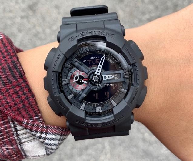 Casio G-Shock Black Stealth Series Analog-Digital Black Watch GA110MB-1ADR - Prestige