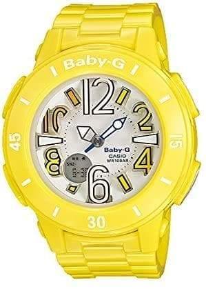 Casio Baby-G Neon Marine Series Analog-Digital Yellow x White Dial Watch BGA170-9BDR - Prestige