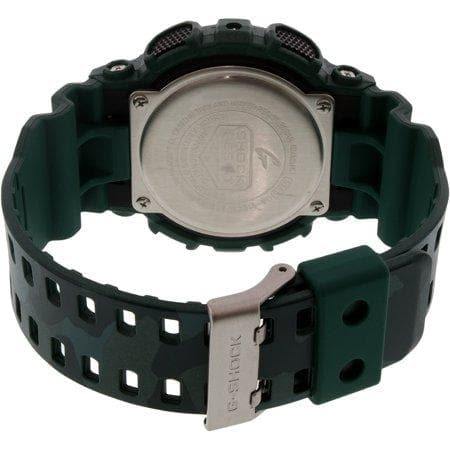 Casio G-Shock GA110 Series Military Green Camo Black Dial Watch GA110CM-3ADR - Prestige