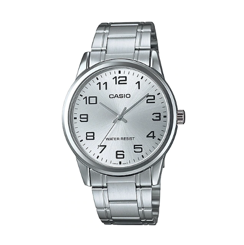 Casio MTP-V001D-7BUDF Silver Stainless Watch for Men - Prestige