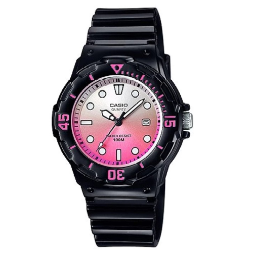 Casio Analog LRW-200H-4EVDF Black Rubber Strap Women’s Watch - Prestige