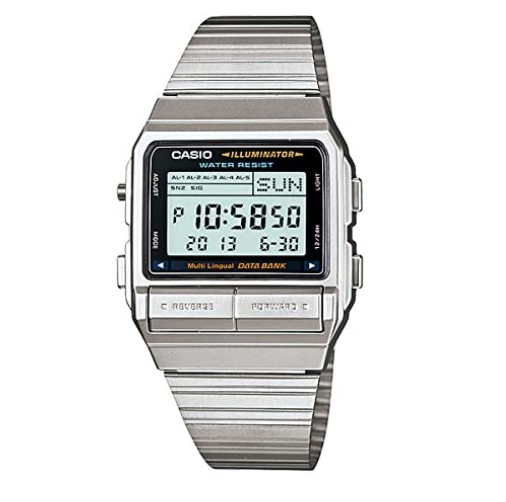 Casio Classic DB380-1DF Silver Stainless Steel Watch - Prestige