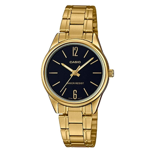 Casio Classic Ladies LTP-V005G Gold Tone Watch - Prestige