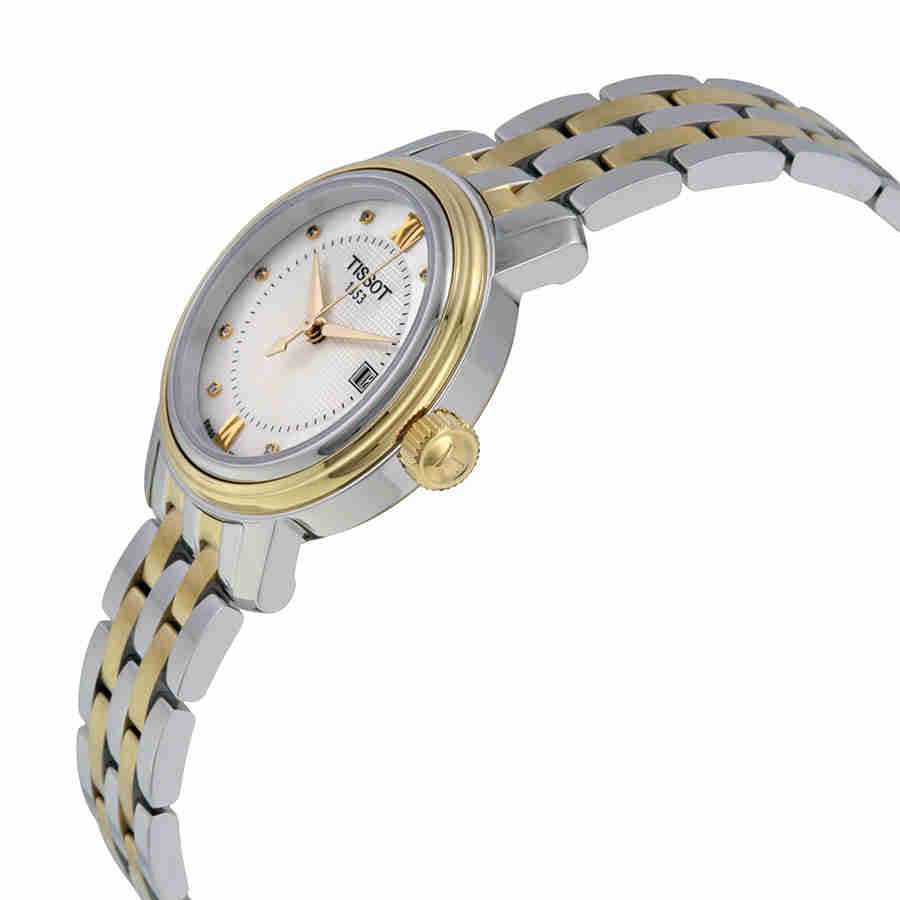 Tissot Swiss Made T-Classic Bridgeport 2 Tone Gold Plated MOP Ladies' Watch T0970102211600 - Prestige