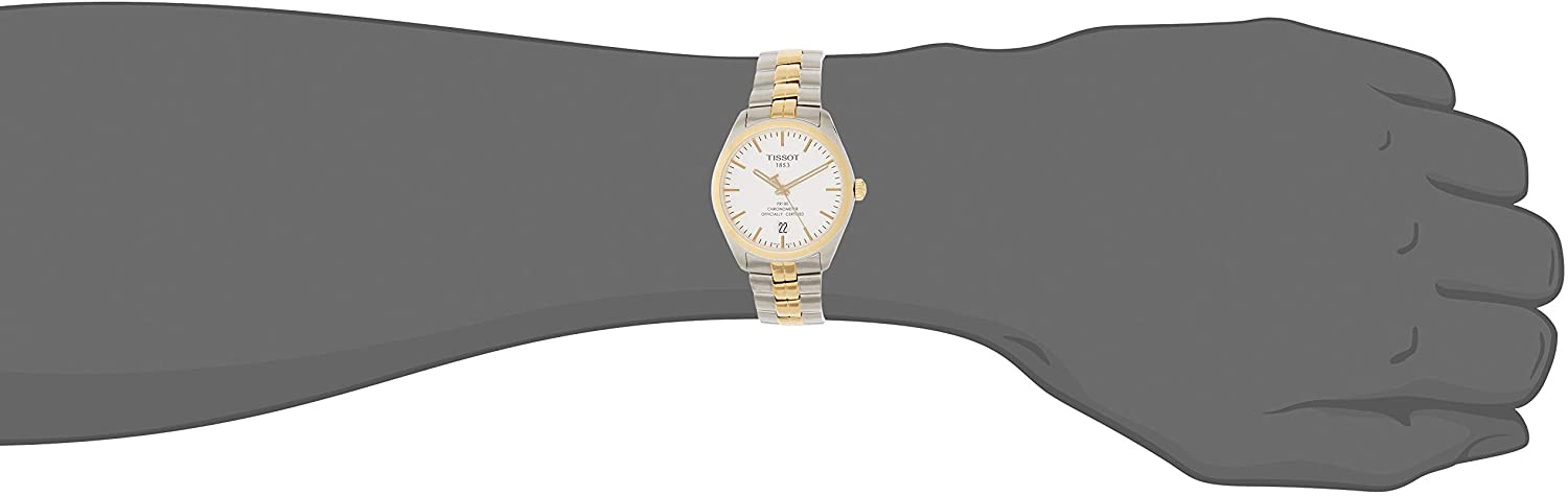 Tissot Swiss Made T-Classic PR100 Chronometer 2 Tone Gold Plated Men's Watch T1014512203100 - Prestige