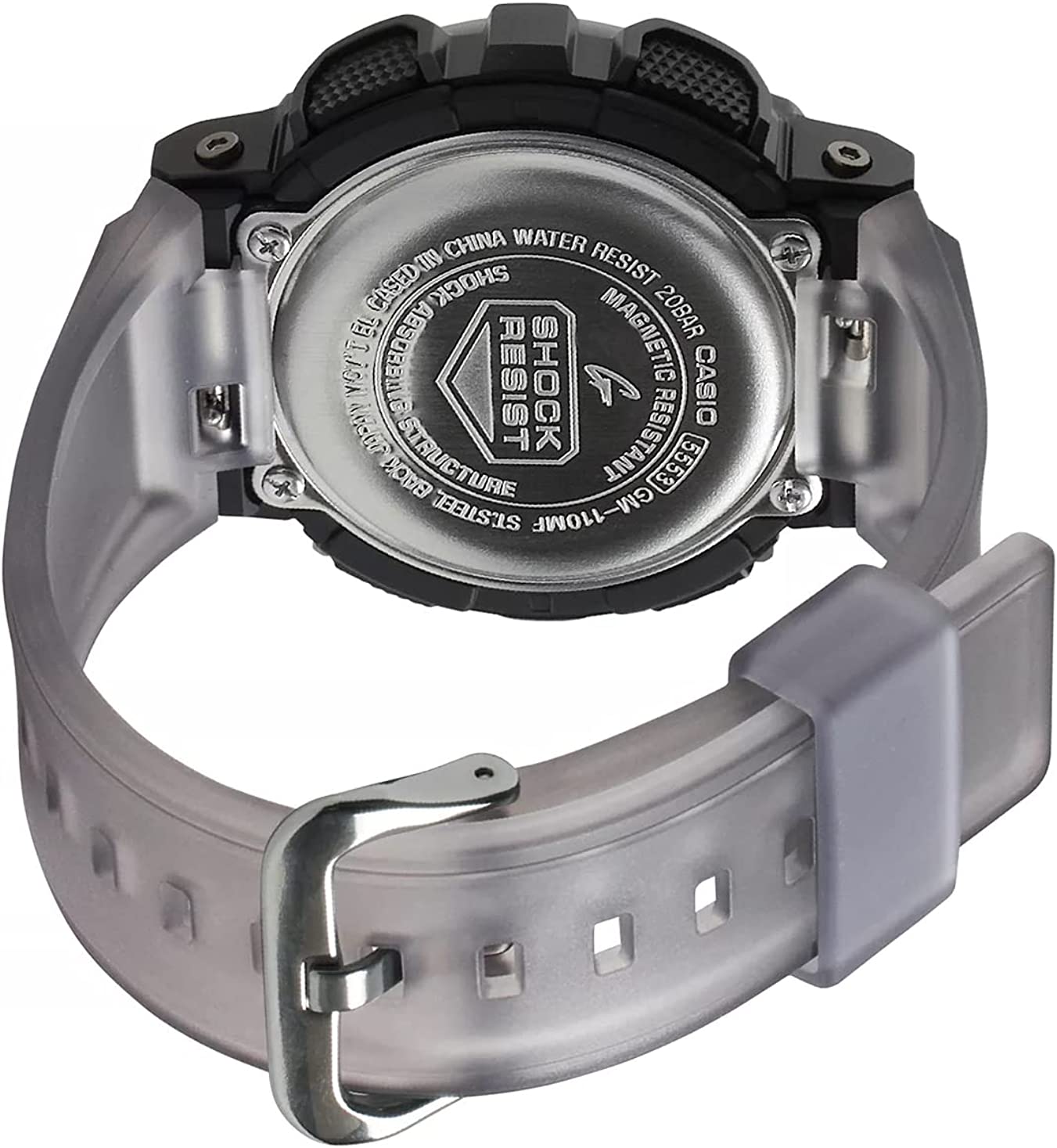 Casio G-Shock Metal Covered Midnight Fog Series Analog-Digital Grey Watch GM110MF-1ADR - Prestige