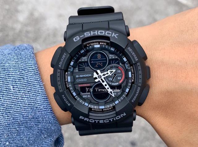 Casio G-Shock Standard Analog-Digital Stealth Black Color Watch