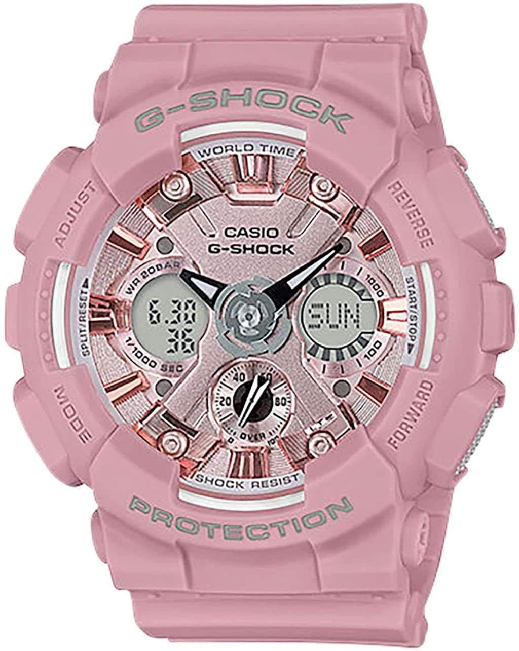 Casio G-Shock Sneaker S Series Anadigi Pastel Pink Ladies' Watch GMAS120DP-4ADR - Prestige