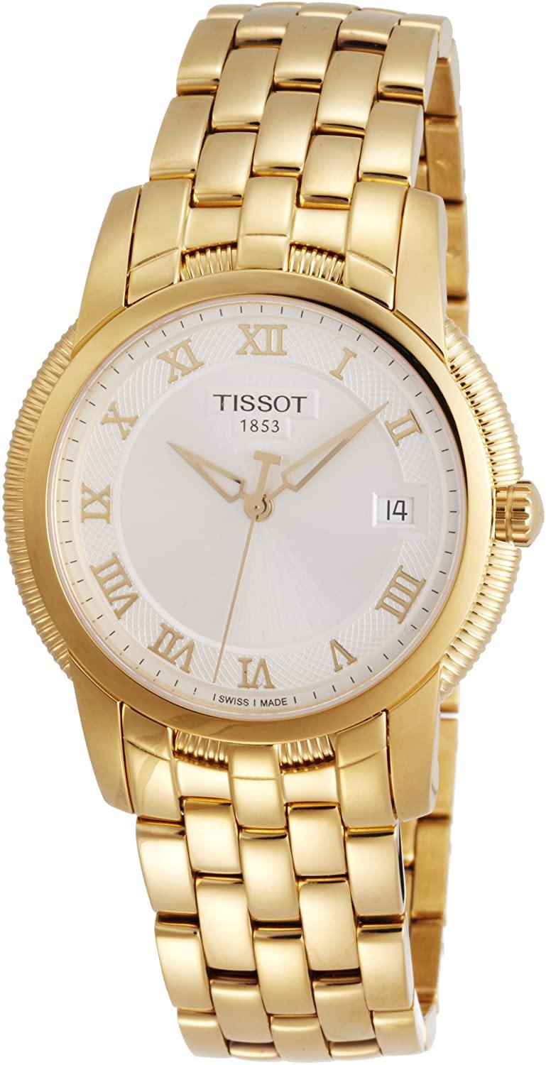 Tissot Swiss Made T-Classic Ballade III Gold Plated Men's Watch T0314103303300 - Prestige