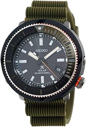 Seiko Street Series Solar Tuna All Green Diver's Men's Watch SNE547P1 - Prestige